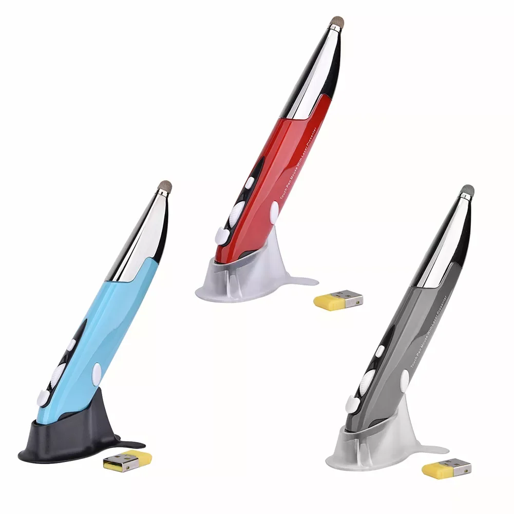 PR-06 3 in 1 Stylus Pen RF 2.4GHz Wireless Mouse Pen Presenter PPT Clicker Vertical Pen Shape Computer Stylus Battery Mouse
PR-06 3 in 1 Stylus Pen RF 2.4GHz Wireless Mouse Pen Presenter PPT Clicker Vertical Pen Shape Computer Stylus Battery Mouse