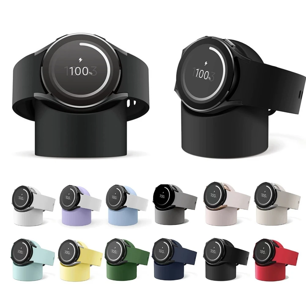 Silicone Charger Dock Holder For Samsung Galaxy Watch 5 40mm 44mm Smartwatch Charging Stand for Samsung Galaxy Watch 5 Pro
Silicone Charger Dock Holder For Samsung Galaxy Watch 5 40mm 44mm Smartwatch Charging Stand for Samsung Galaxy Watch 5 Pro