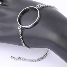 5pcs Stainless Steel Open Bracelet Bezel Blanks 25mm Dia Cabochon Frame Connector Base Settings For Resin Jewelry Making