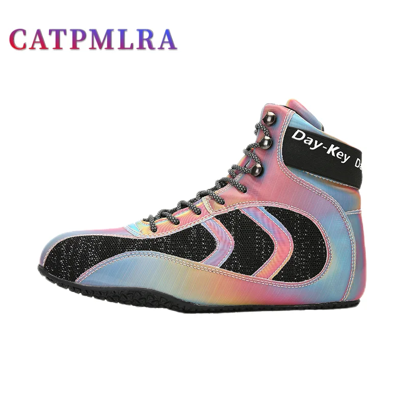 Profession Men Boxing Shoes High Top Wrestling Sneakers Comfortable Gym Fitness Sneakers Lace Up The Competition Training Shoes
Profession Men Boxing Shoes High Top Wrestling Sneakers Comfortable Gym Fitness Sneakers Lace Up The Competition Training Shoes