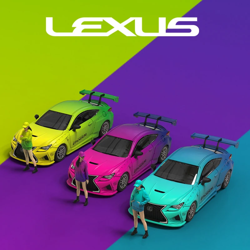 Time Micro 1:64 Model Car Lexus Alloy Die-cast Vehicle Display Collection - Gradient Color 3 Versions
Time Micro 1:64 Model Car Lexus Alloy Die-cast Vehicle Display Collection - Gradient Color 3 Versions