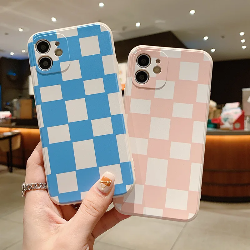 2022 Pink Blue Square Case For iPhone 12 Pro Max Mini 11 Pro Max X XR XS MAX SE2020 8 7 6 6S Plus NEW Shockproof Phone Cover
2022 Pink Blue Square Case For iPhone 12 Pro Max Mini 11 Pro Max X XR XS MAX SE2020 8 7 6 6S Plus NEW Shockproof Phone Cover