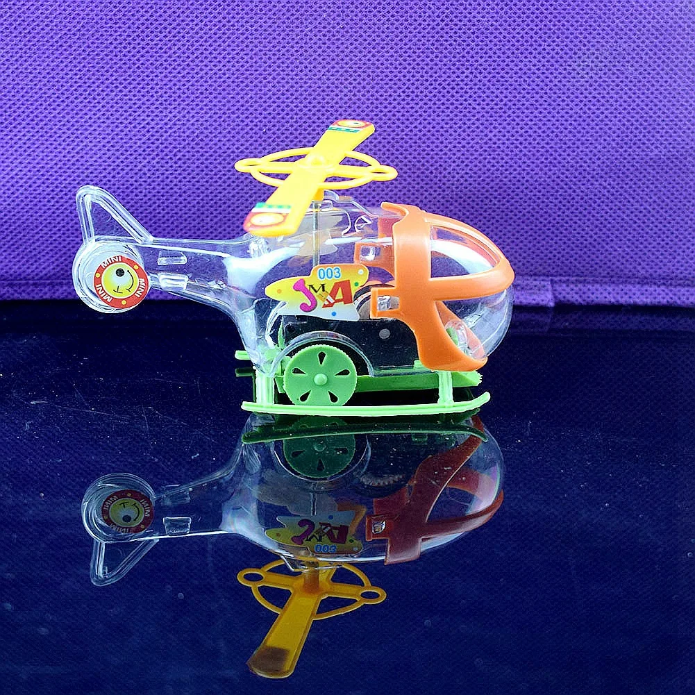 1PCS Novelty Creative Clockwork Helicopter Toy Transparent Mini Airplane Children's Educational Fun Toy Color Random
1PCS Novelty Creative Clockwork Helicopter Toy Transparent Mini Airplane Children's Educational Fun Toy Color Random