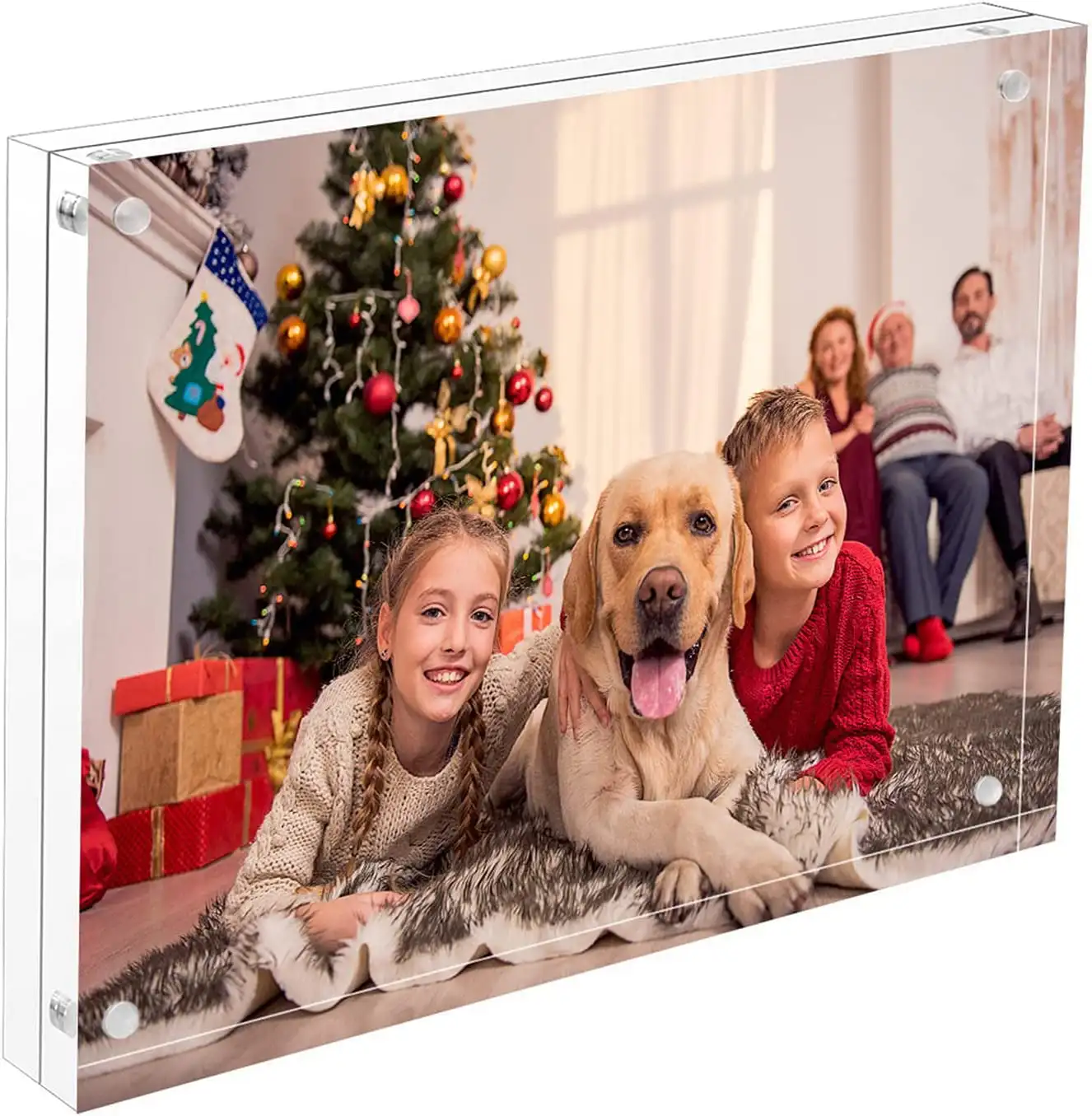 Clear Acrylic Picture Frame - 8 x 10 inches Double-Sided Magnetic Frame for Valuable Memories Great Gift Idea
Clear Acrylic Picture Frame - 8 x 10 inches Double-Sided Magnetic Frame for Valuable Memories Great Gift Idea