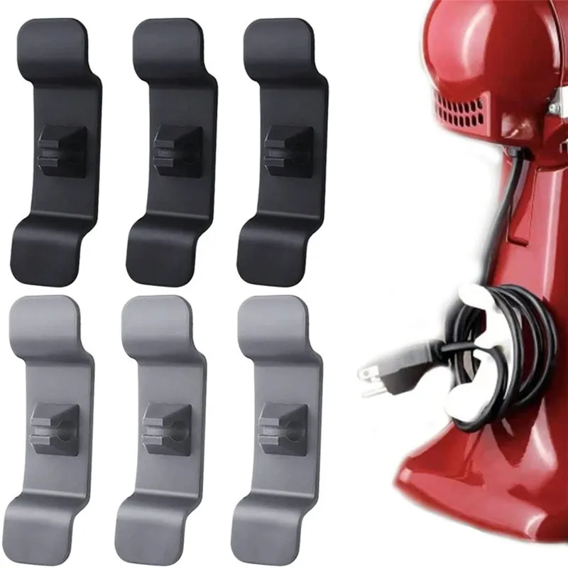 1/3/6pcs Cord Wrapper Organizer Clips Holder Wire Hider Cable Winder Management Wrap For Kitchen Appliance Stand Blender Mixers
1/3/6pcs Cord Wrapper Organizer Clips Holder Wire Hider Cable Winder Management Wrap For Kitchen Appliance Stand Blender Mixers