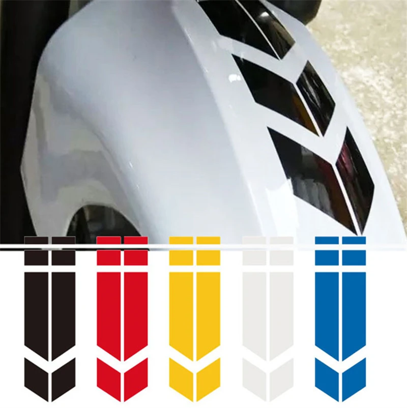 2Pcs Universal Waterproof Reflective Sticker for Motorcycle Arrow Stripe Stickers Motorbike Fender Tape Decal moto Accessories
2Pcs Universal Waterproof Reflective Sticker for Motorcycle Arrow Stripe Stickers Motorbike Fender Tape Decal moto Accessories