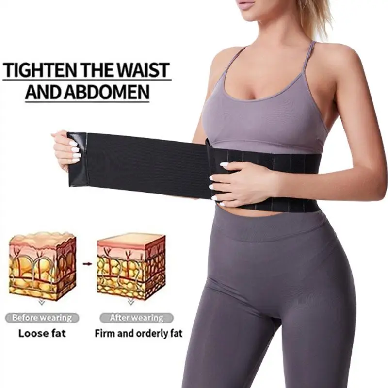 Buckle Bandage Wrap Waist Trainer Belly Slimming Belt Trimmer Sweat Sauna Sheath Lumbar Support Body Shaper Corset
Buckle Bandage Wrap Waist Trainer Belly Slimming Belt Trimmer Sweat Sauna Sheath Lumbar Support Body Shaper Corset