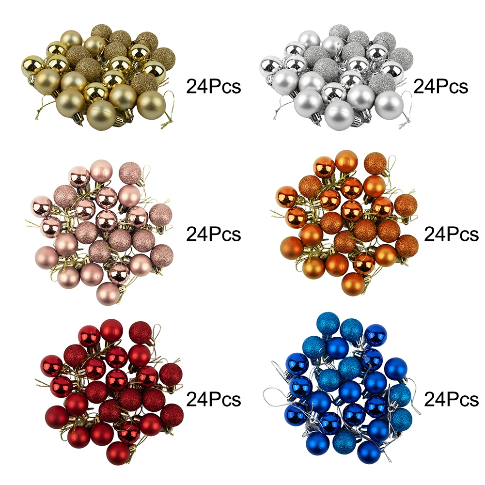 Christmas Ornaments 3cm Hanging Plastic Balls Set Xmas Tree Decorations For Holiday Wedding Party Home Baby Gifts Toys
Christmas Ornaments 3cm Hanging Plastic Balls Set Xmas Tree Decorations For Holiday Wedding Party Home Baby Gifts Toys