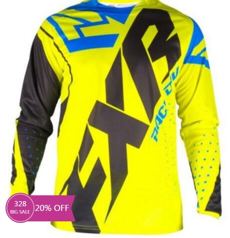 

2022 мужские горные майки FXR горный велосипед MTB рубашки внедорожный DH Мотоцикл Джерси для мотокросса спортивная одежда