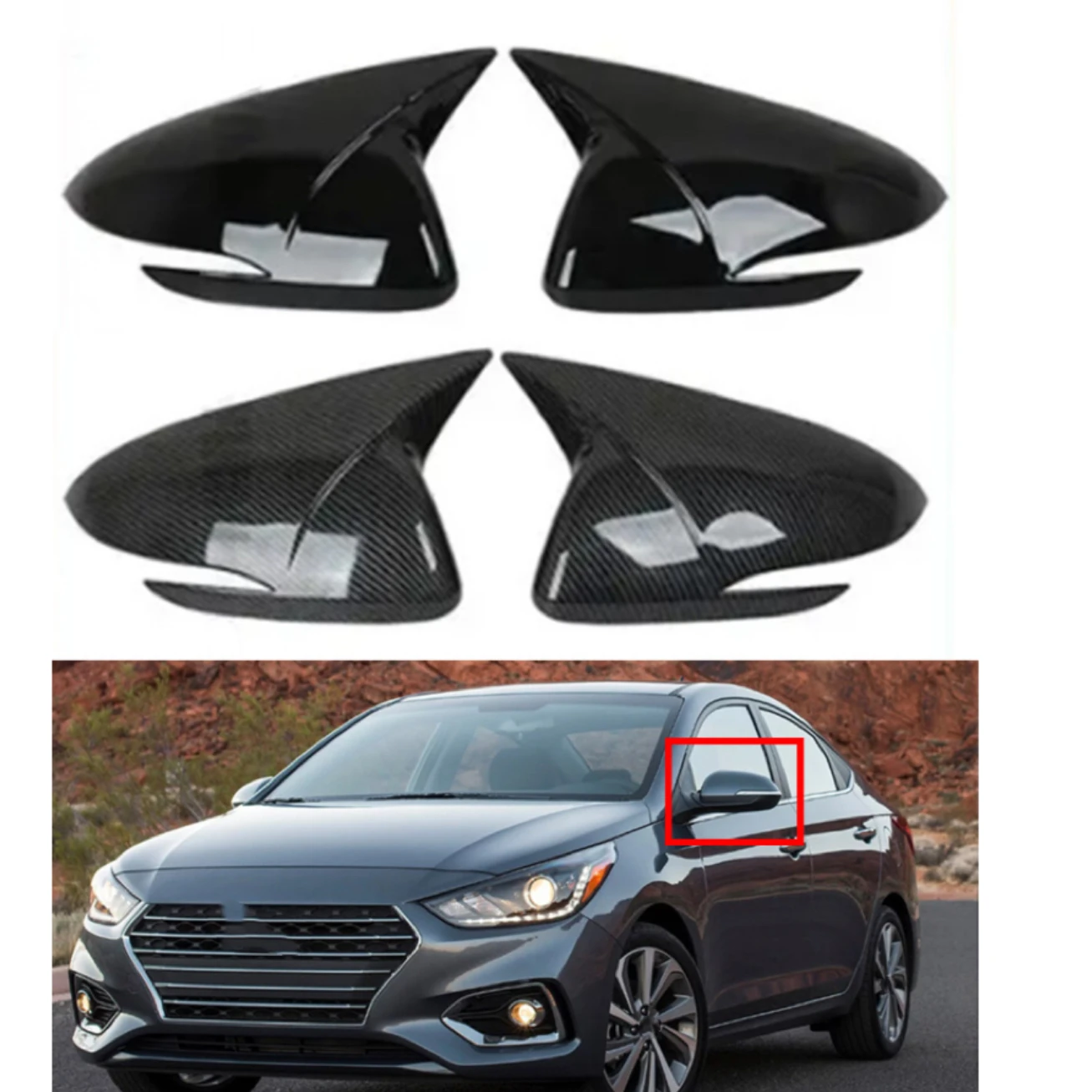 Для Hyundai Elantra Avante AD 2016 2017 2019 2020 крышка бокового зеркала заднего вида накладка из