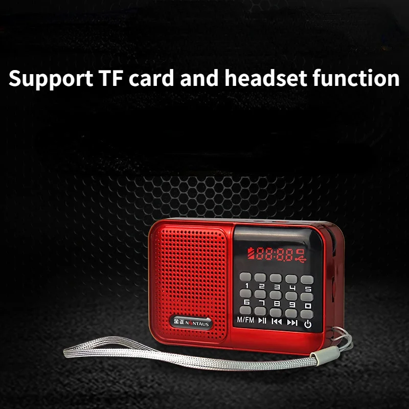 AWIND Digital display radio elderly mini portable FM radio sound plug-in TF card speaker MP3 player Walkman memory play one key
AWIND Digital display radio elderly mini portable FM radio sound plug-in TF card speaker MP3 player Walkman memory play one key
