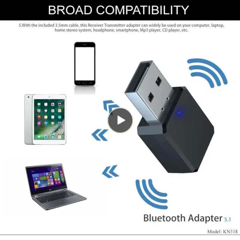 Music Speakers bluetooth-compatible 5.1 Usb Audio Receiver Adapter Aux 3.5mm Aux Support Multi-device Connection 
Music Speakers bluetooth-compatible 5.1 Usb Audio Receiver Adapter Aux 3.5mm Aux Support Multi-device Connection