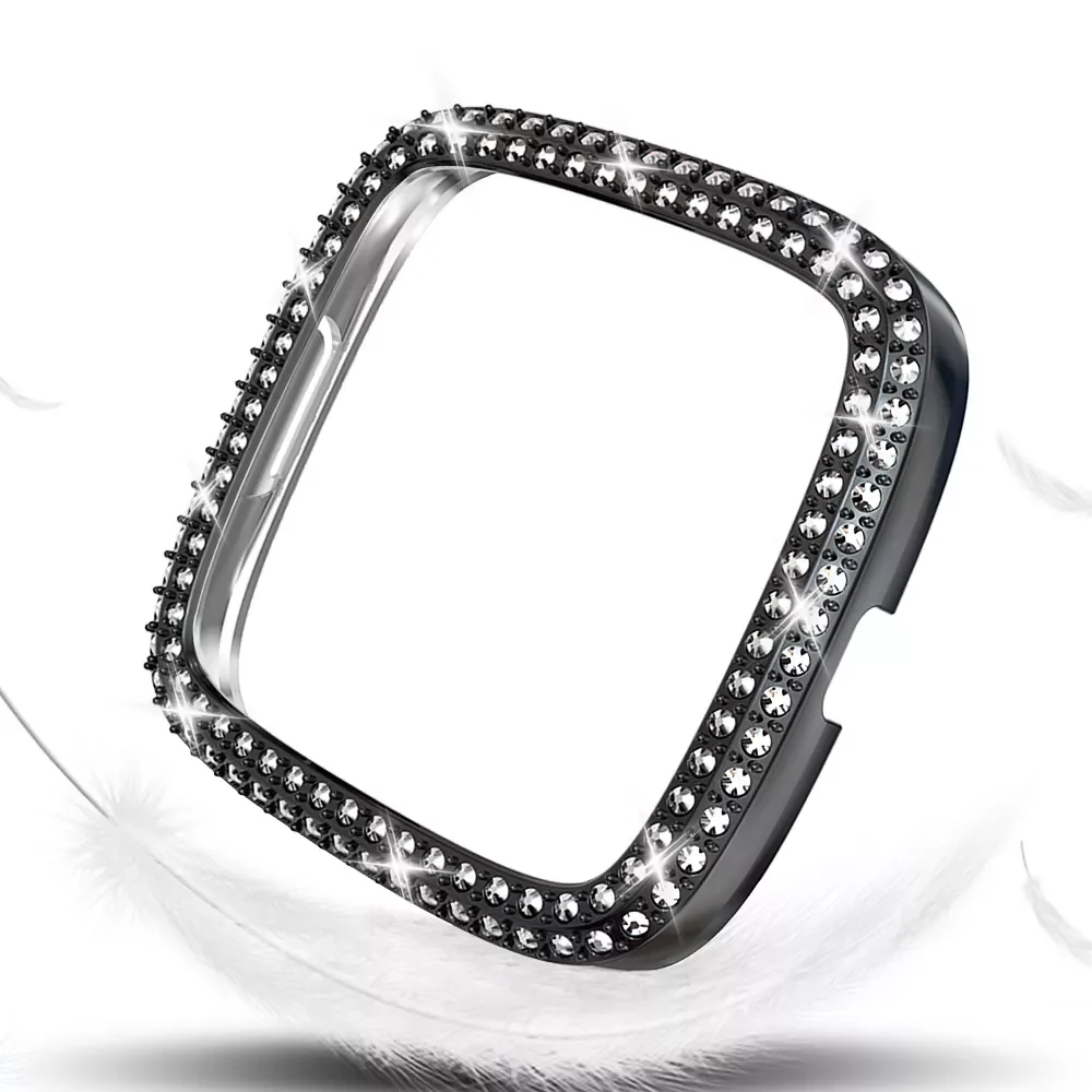 Fashion Two Rows Diamond PC Cover for Fitbit Sense Versa 3 2 1/Lite Watch Case Versa3 Bumper Women Bling Protector Frame
Fashion Two Rows Diamond PC Cover for Fitbit Sense Versa 3 2 1/Lite Watch Case Versa3 Bumper Women Bling Protector Frame