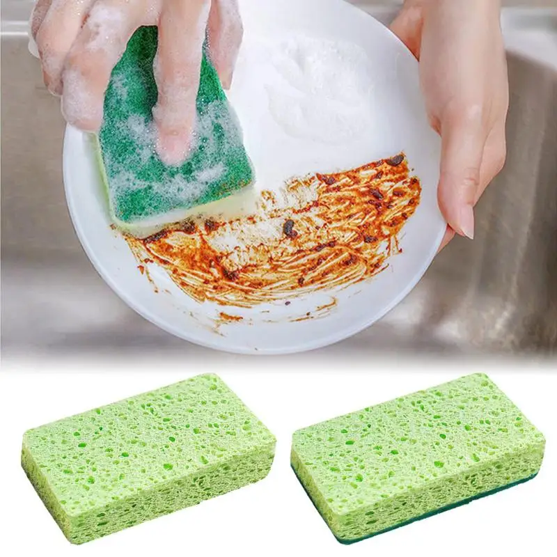 Kitchen Sponge Oil Free Cleaning Sponge Dual-Sided Kitchen Cleaning Sponge Eco Non-scratch For Dish Scrub Sponge Floor Wall Pot
Kitchen Sponge Oil Free Cleaning Sponge Dual-Sided Kitchen Cleaning Sponge Eco Non-scratch For Dish Scrub Sponge Floor Wall Pot