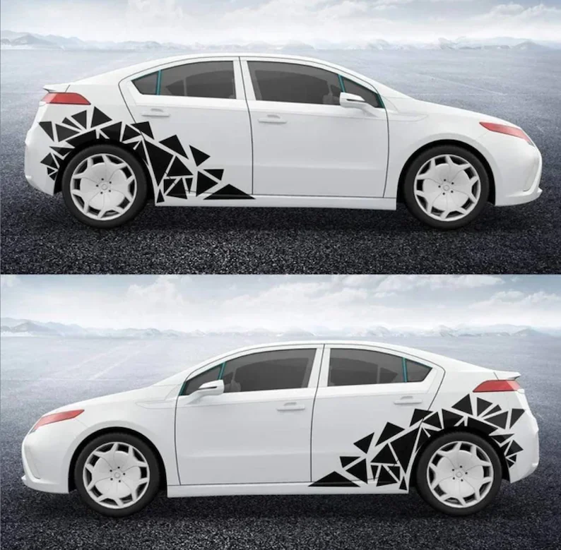 2 шт., треугольные наклейки для кузова автомобиля
2 шт., треугольные наклейки для кузова автомобиля