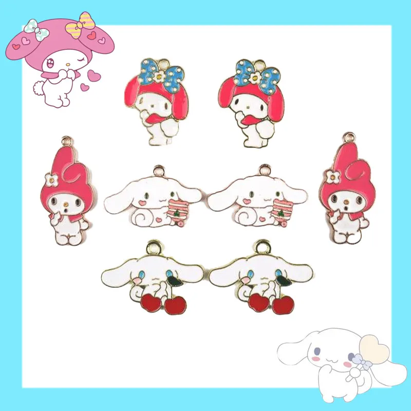 10Pcs Sanrioed Alloy Metal Drop Oil Charms Pendant Cinnamoroll My Melody Diy Accessories for Bracelet Necklace Jewelry Making
10Pcs Sanrioed Alloy Metal Drop Oil Charms Pendant Cinnamoroll My Melody Diy Accessories for Bracelet Necklace Jewelry Making