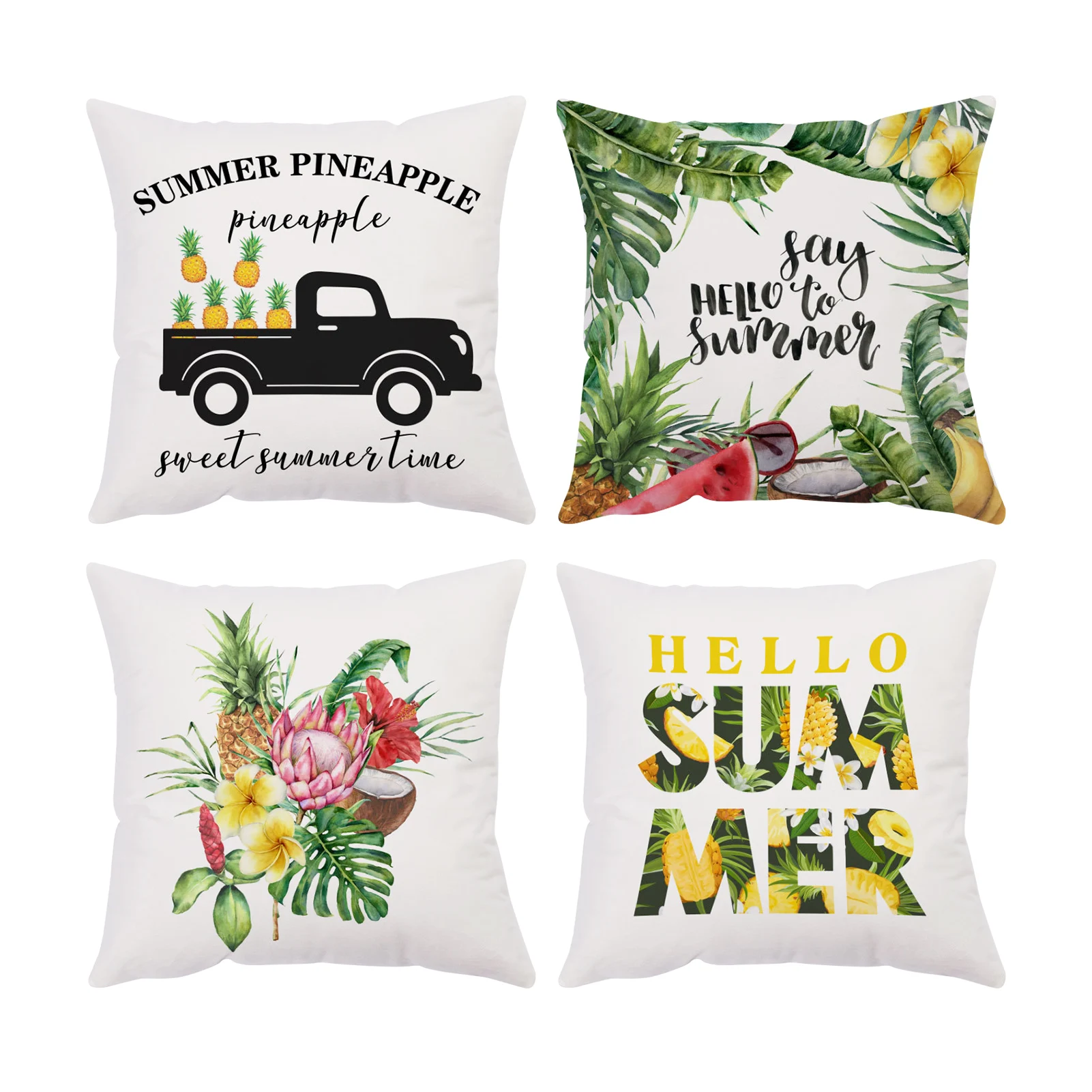 4pcs Cushion Cover Farmhouse Pillow Case Washable Easy Clean Soft 18x18inch Living Room Bedroom Universal Printed Home Decor 
4pcs Cushion Cover Farmhouse Pillow Case Washable Easy Clean Soft 18x18inch Living Room Bedroom Universal Printed Home Decor
