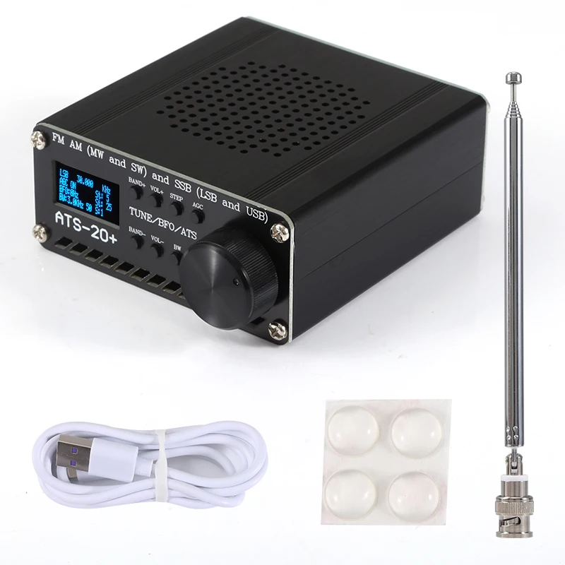 Новинка фотомагнитола с ресивером ATS20 V2 SI4732 ресивер DSP SDR FM AM (MW и SW) SSB (LSB USB)