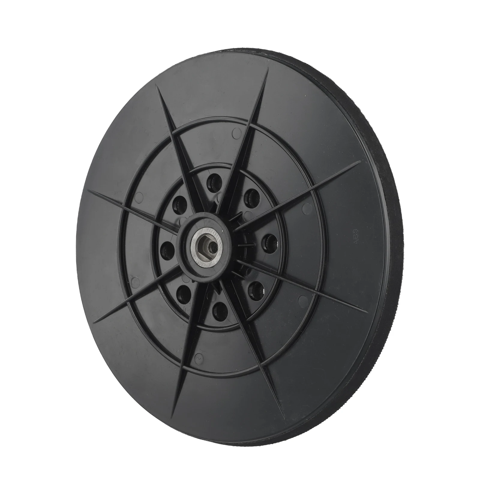 Шлифовальный диск, жесткая губка/мягкая губка с резьбой 6 мм, 1 шт., 8 отверстий, 9 дюймов/215 мм, ABS + губка для беспылевых шлифовальных машин