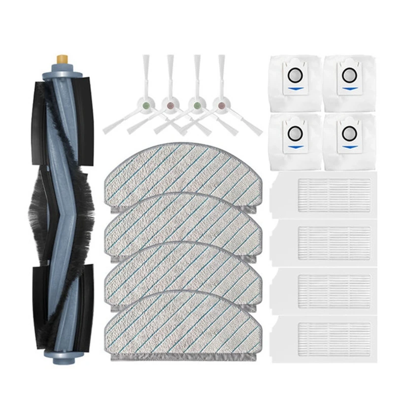 Запасные части для робота-пылесоса Ecovacs X1 Plus/T10 Plus, основная боковая щетка, фильтр НЕРА, пылесборник, тряпичная тканевая крышка
Запасные части для робота-пылесоса Ecovacs X1 Plus/T10 Plus, основная боковая щетка, фильтр НЕРА, пылесборник, тряпичная тканевая крышка