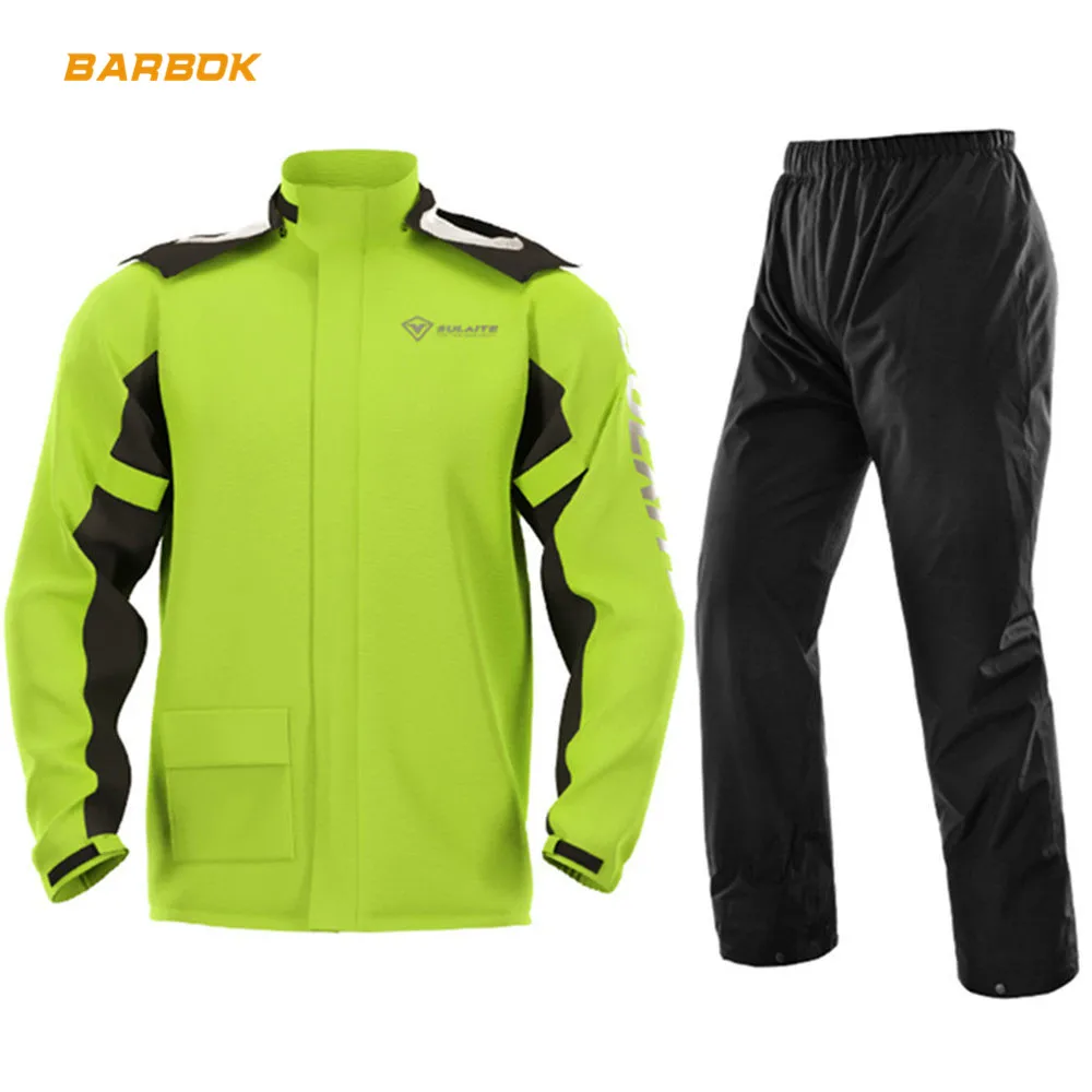Waterproof Men Women MTB Motorcycle Raincoat Suit Motorbike Rain Trousers Windproof Hooded Motocross Racing Jackets Pants Set
Waterproof Men Women MTB Motorcycle Raincoat Suit Motorbike Rain Trousers Windproof Hooded Motocross Racing Jackets Pants Set