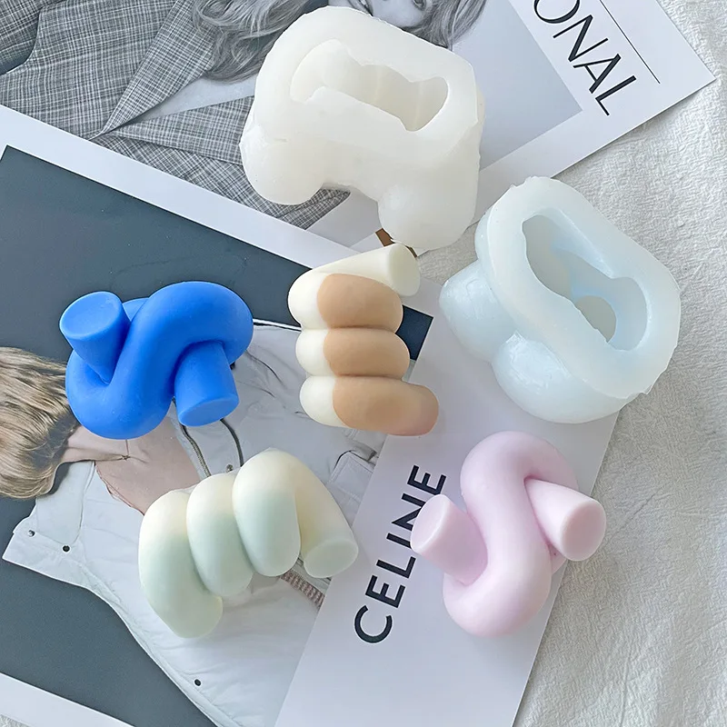 Knot Aromatherapy Candle Silicone Mold Twisted woolen yarn Handmade Soap Plaster Chocolate Cake Mold
Knot Aromatherapy Candle Silicone Mold Twisted woolen yarn Handmade Soap Plaster Chocolate Cake Mold