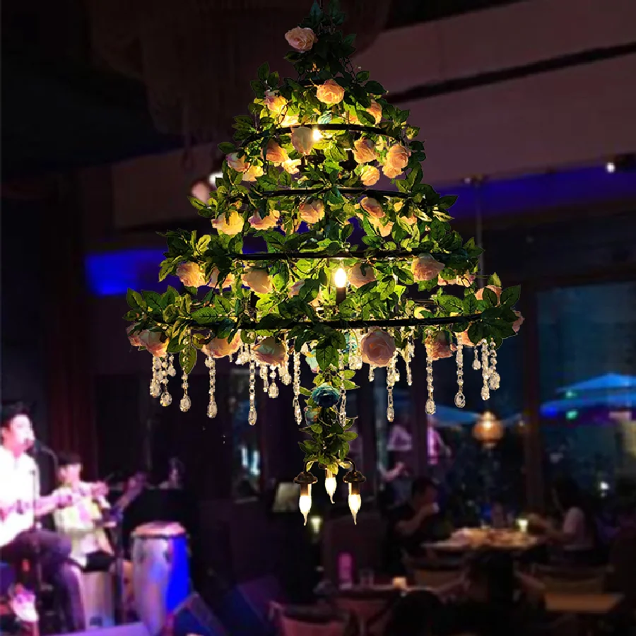 Simulation Christmas Tree Green Plant Pendant Light Theme Restaurant Party Banquet Hall Decoration Chandelier
Simulation Christmas Tree Green Plant Pendant Light Theme Restaurant Party Banquet Hall Decoration Chandelier