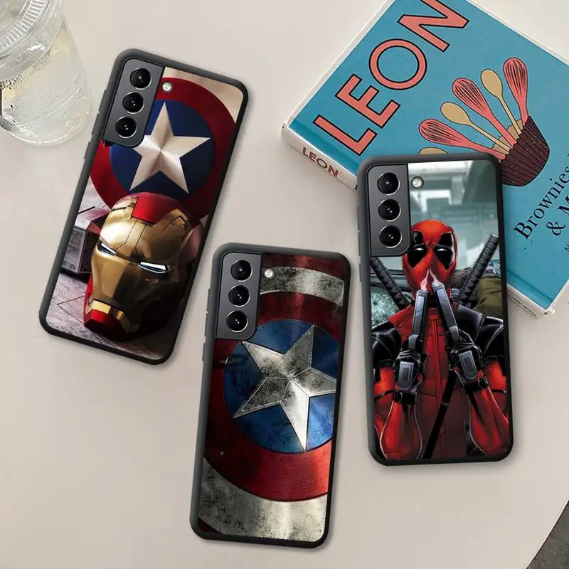 Marvel Hero Iron Spider Man Captain Deadpool Soft Phone Case for Samsung Galaxy S21 Ultra S20 FE M11 S8 S9 Plus S10 5G lite 2020
Marvel Hero Iron Spider Man Captain Deadpool Soft Phone Case for Samsung Galaxy S21 Ultra S20 FE M11 S8 S9 Plus S10 5G lite 2020