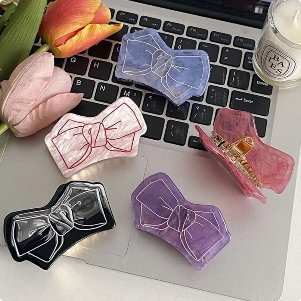 Korean Style Bow Acetic Acid Hair Claw Cute Shark Clip Grab Clip Headdress Hair Accessories Ladies
Korean Style Bow Acetic Acid Hair Claw Cute Shark Clip Grab Clip Headdress Hair Accessories Ladies