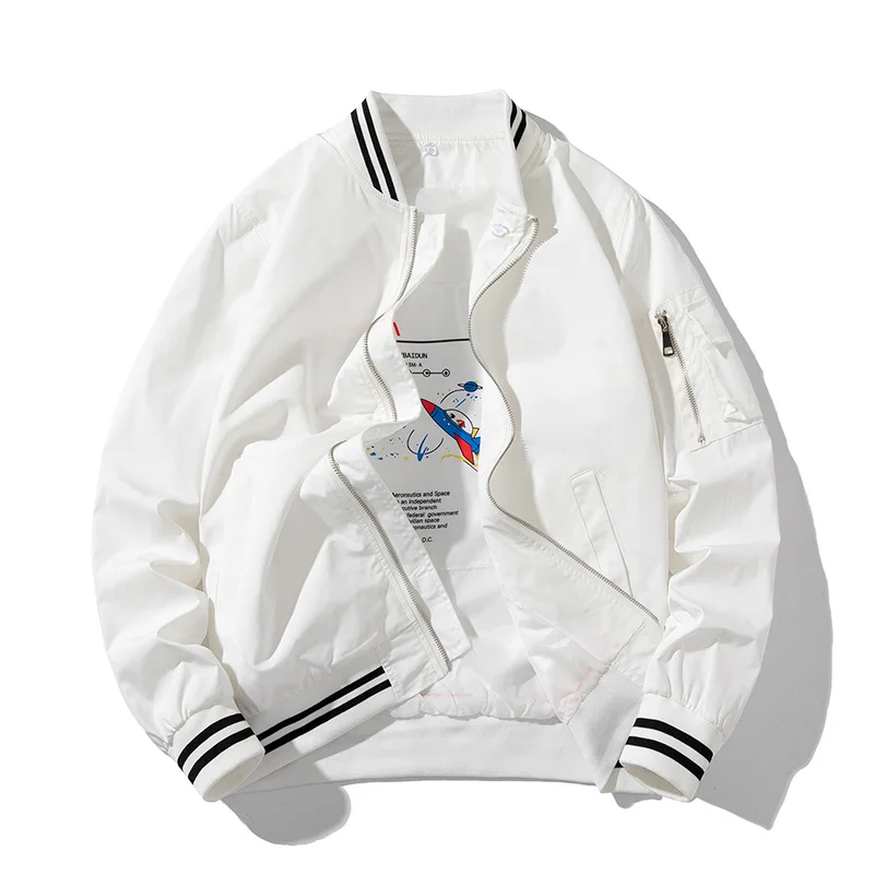 Pilot Jacket Men Women Solid Bomber Jacket Men Fashion Hooded Baseball Coat Autumn Winter Streetwear Windbreaker Couple Clothes
Pilot Jacket Men Women Solid Bomber Jacket Men Fashion Hooded Baseball Coat Autumn Winter Streetwear Windbreaker Couple Clothes