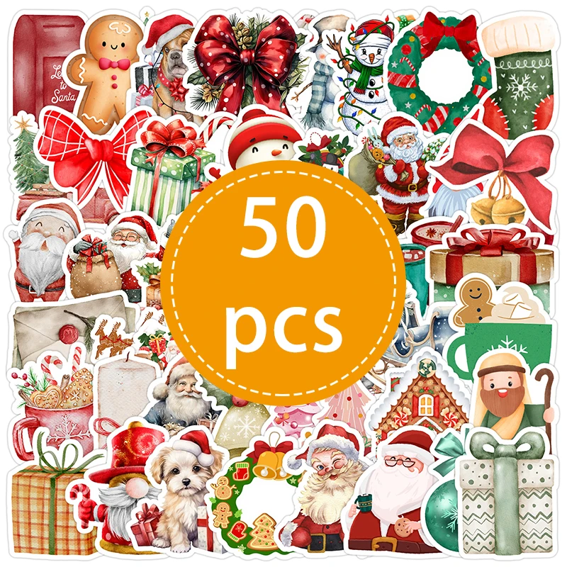 50 шт. наклейки с граффити «Счастливого Рождества» YANWEIBAN
50 шт. наклейки с граффити «Счастливого Рождества» YANWEIBAN