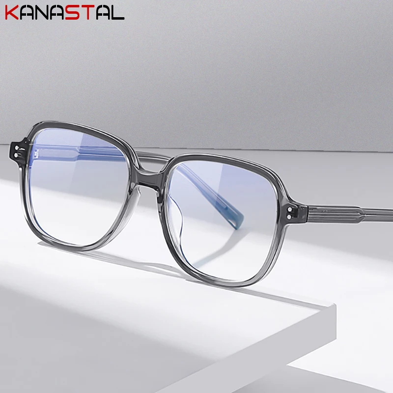Men's Blue Light Blocking Reading Glasses Women Fashion Plate Square Eyeglasses Frame Computer Use Anti Ray Transparent Eyewear
Men's Blue Light Blocking Reading Glasses Women Fashion Plate Square Eyeglasses Frame Computer Use Anti Ray Transparent Eyewear