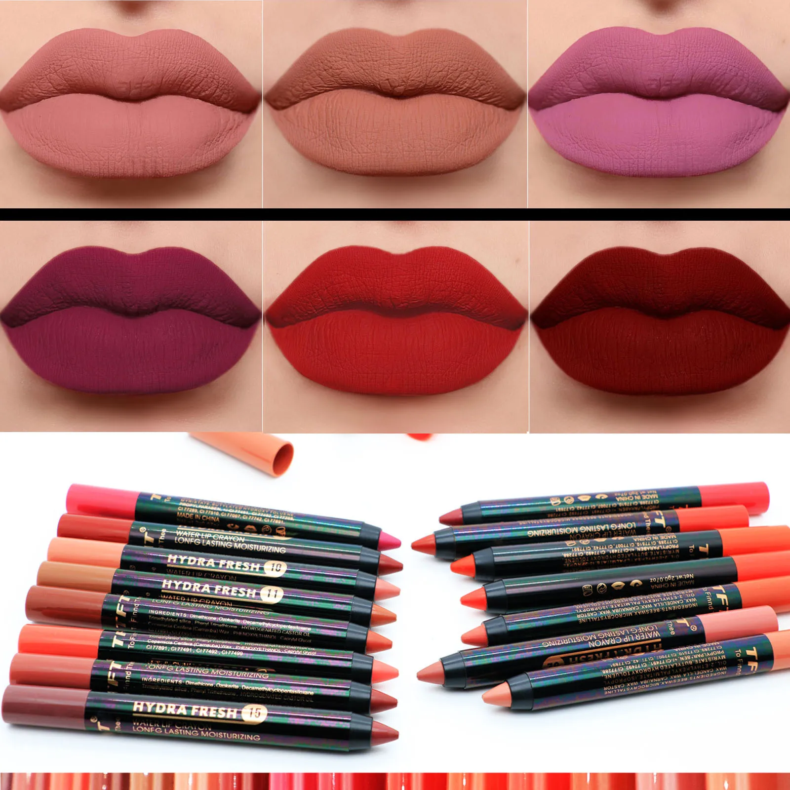 Velvet Matte Matte New Lipstick Pen Lipstick Pen Long-lasting Makeup Lip Liner Pencil Cosmetics Makeup Products
Velvet Matte Matte New Lipstick Pen Lipstick Pen Long-lasting Makeup Lip Liner Pencil Cosmetics Makeup Products