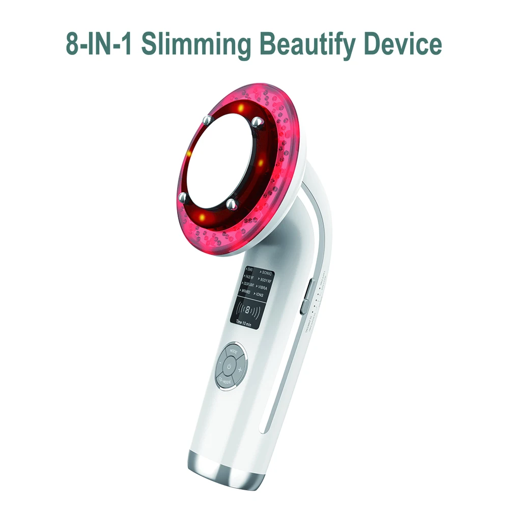 8 in 1 Ultrasound Cavitation EMS Fat Burner Body Slimming Massager Weight Loss RF LED Infrared Skin Lifting Beauty Care Machine
8 in 1 Ultrasound Cavitation EMS Fat Burner Body Slimming Massager Weight Loss RF LED Infrared Skin Lifting Beauty Care Machine