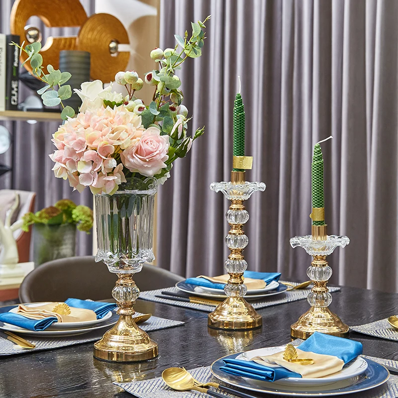 Скандинавский Романтический обеденный стол, свеча + подсвечники, украшения, хрустальный стеклянный лепесток, Золотой металлический подсвечник, свадебное украшение
Скандинавский Романтический обеденный стол, свеча + подсвечники, украшения, хрустальный стеклянный лепесток, Золотой металлический подсвечник, свадебное украшение