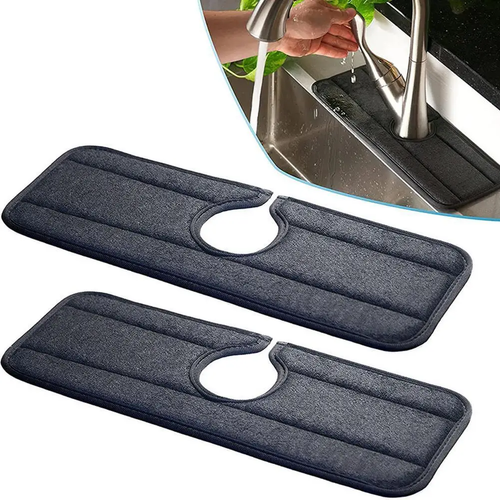 Kitchen Faucet Absorbent Mat Sink Splash Guard Microfiber Faucet Splash Catcher Countertop Protector for Kitchen Bathroom 2 SIZE
Kitchen Faucet Absorbent Mat Sink Splash Guard Microfiber Faucet Splash Catcher Countertop Protector for Kitchen Bathroom 2 SIZE