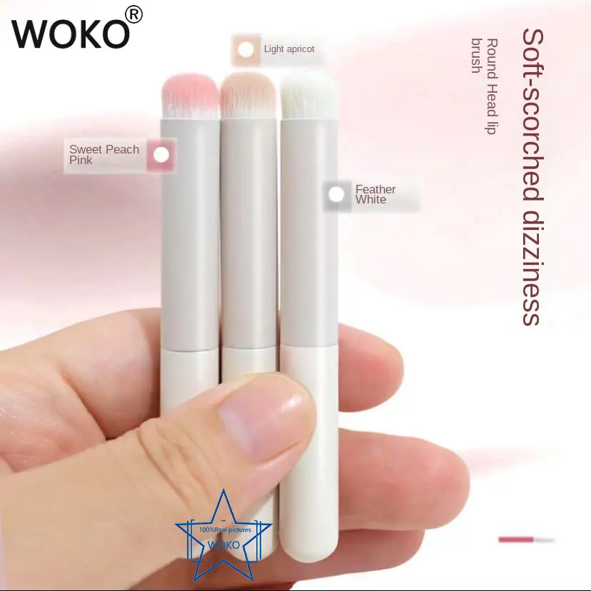 1/2pcs Portable Round Head Mini Lip Brush Carry Lid Lipstick Brush Concealer Brush Girl Lip Gloss Smudge Makeup Brush With tube
1/2pcs Portable Round Head Mini Lip Brush Carry Lid Lipstick Brush Concealer Brush Girl Lip Gloss Smudge Makeup Brush With tube