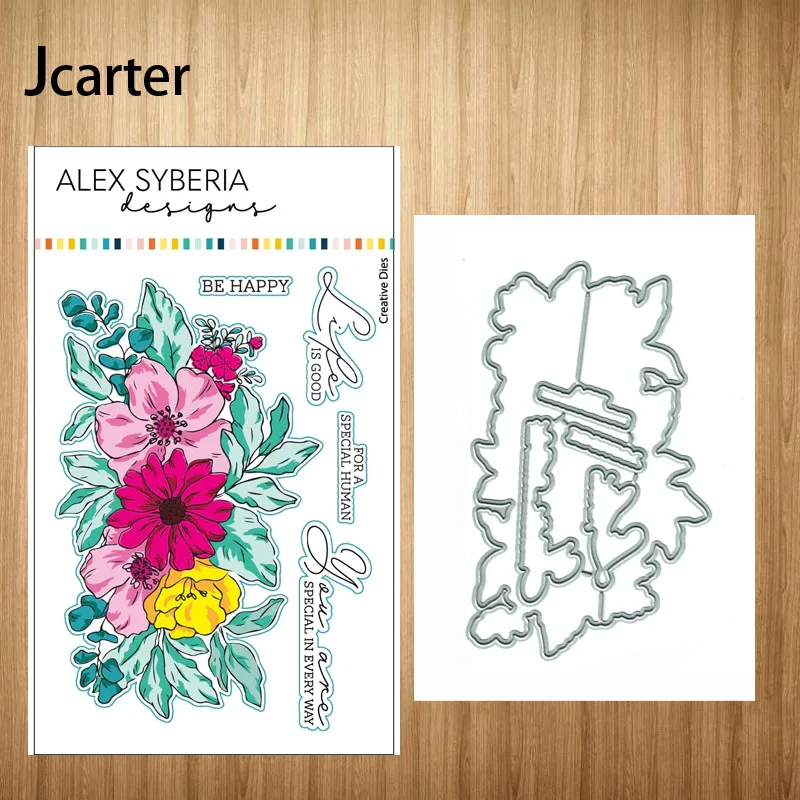 Life is Good Flowers Metal Cutting Dies and Clear Stamps Craft Stencil for Scrapbooking Album Paper Mold Diy Template Decoration
Life is Good Flowers Metal Cutting Dies and Clear Stamps Craft Stencil for Scrapbooking Album Paper Mold Diy Template Decoration