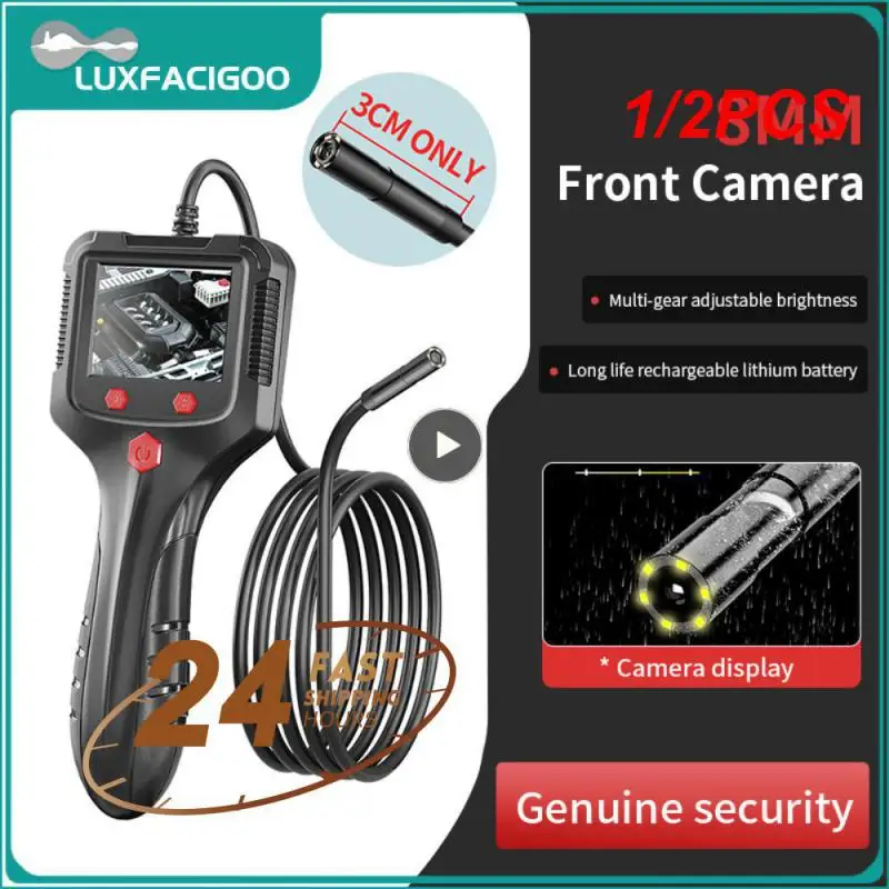 

1/2PCS IPS Screen Industrial Endoscope Camera HD1080P 30 Meter Cable Pipe Sewer Inspection Borescope IP68 Waterproof LEDs