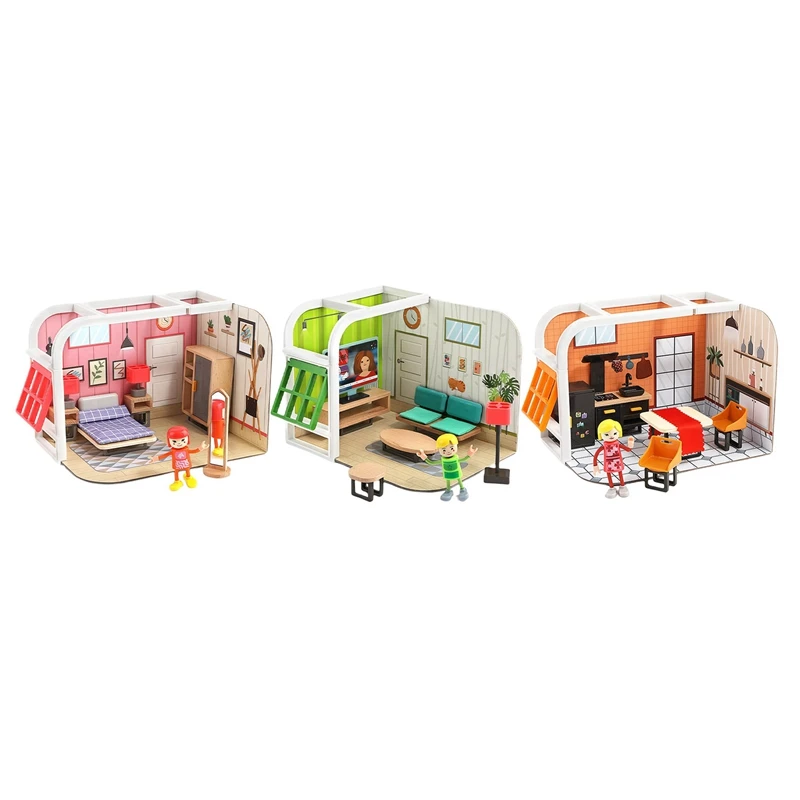 Doll House Toy Girl Little Girl Princess House Play House Children Wooden Assembled Birthday Gift
Doll House Toy Girl Little Girl Princess House Play House Children Wooden Assembled Birthday Gift