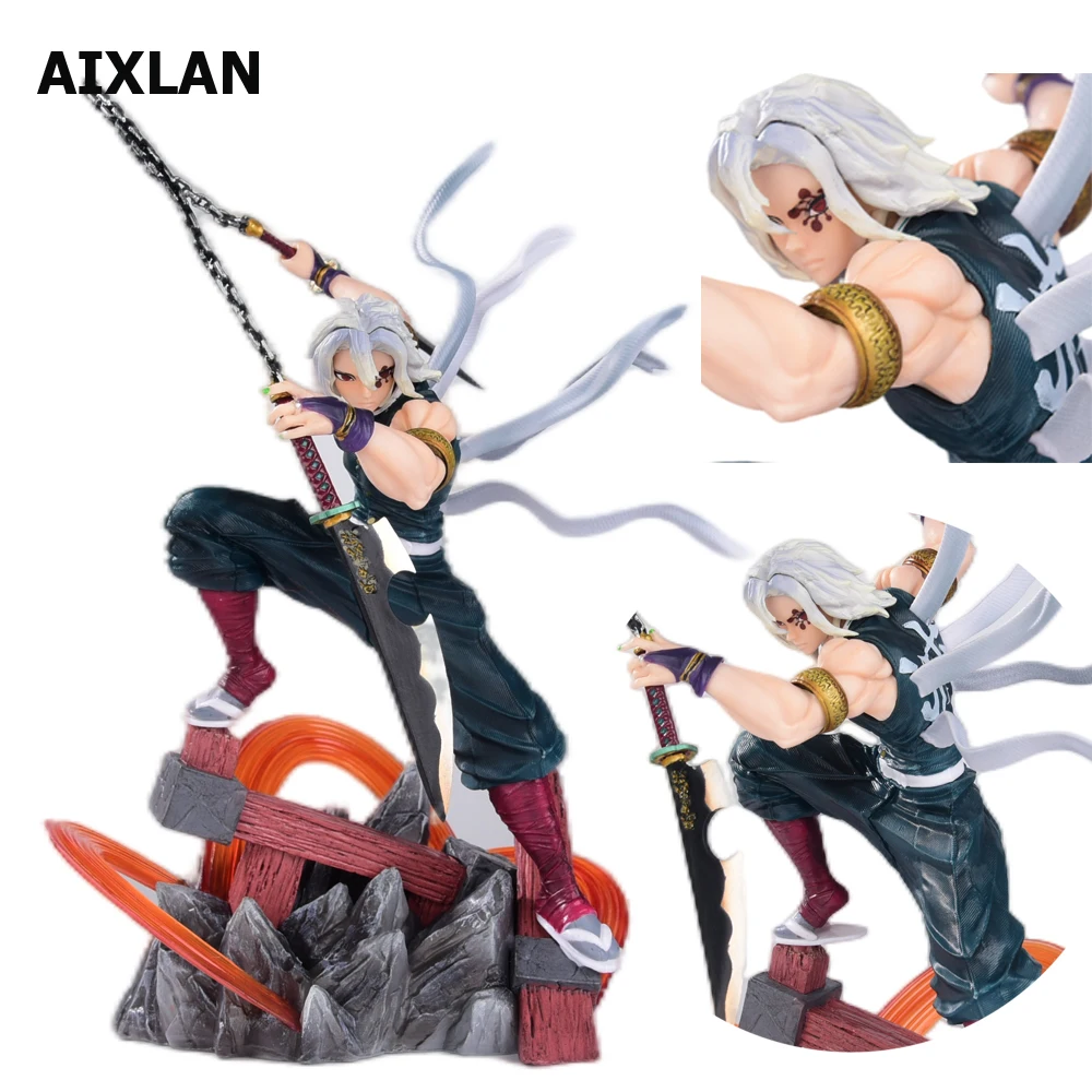 27cm Demon Slayer Kimetsu no Yaiba Yuukaku hen Uzui Tengen GK Statue PVC Action Figures Collectible Model Toys for Children Gift
27cm Demon Slayer Kimetsu no Yaiba Yuukaku hen Uzui Tengen GK Statue PVC Action Figures Collectible Model Toys for Children Gift