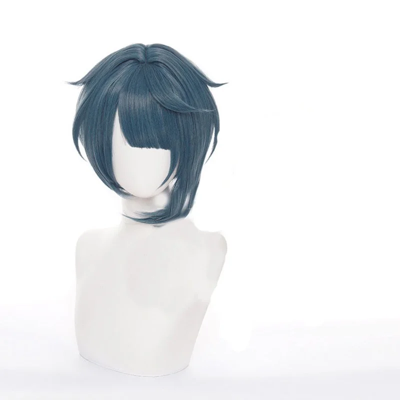 Dark Blue Short Wig Cosplay Costume Heat Resistant Synthetic Hair Game Genshin Impact Xing Qiu Wigs
Dark Blue Short Wig Cosplay Costume Heat Resistant Synthetic Hair Game Genshin Impact Xing Qiu Wigs