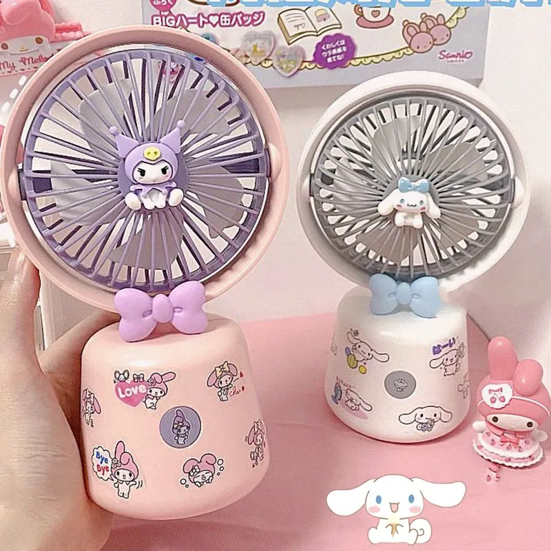 Kawaii Cinnamoroll Usb Desktop Cartoon Small Fan Student Dormitory Office Summer Mute Fan Anime Kuromi Doll Children's Toy Gift
Kawaii Cinnamoroll Usb Desktop Cartoon Small Fan Student Dormitory Office Summer Mute Fan Anime Kuromi Doll Children's Toy Gift