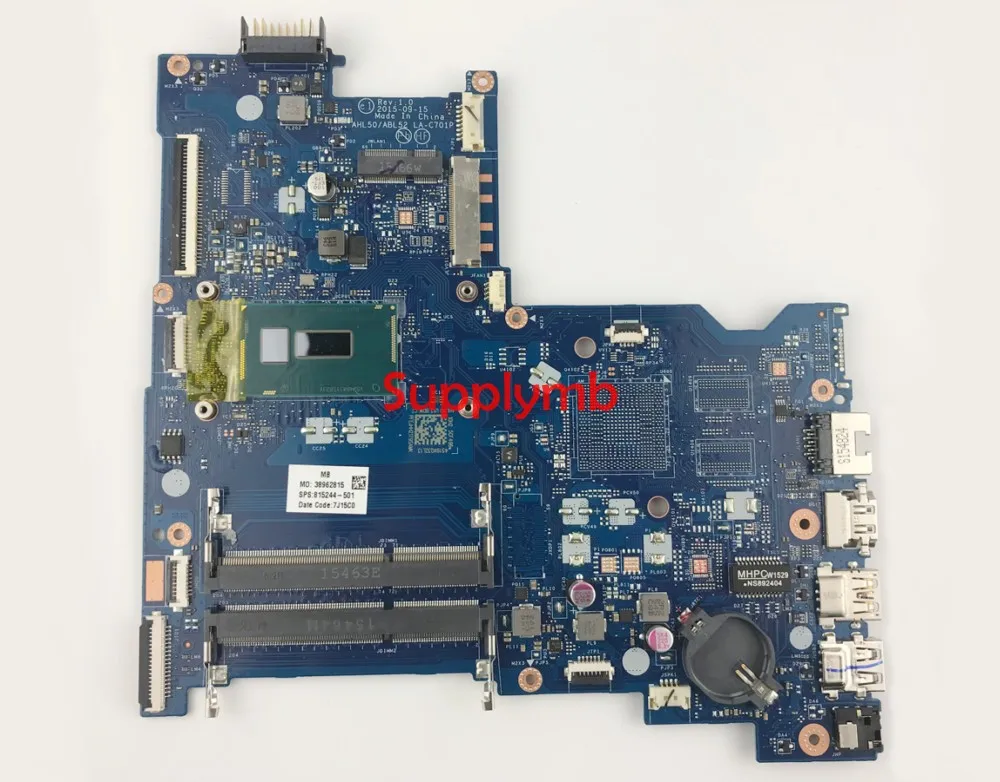 815244-501 815244-001 815244-601 w i5-5200U CPU LA-C701P для HP 15-AC Series 15T-AC000 ноутбук ПК материнская плата MB протестирована
815244-501 815244-001 815244-601 w i5-5200U CPU LA-C701P для HP 15-AC Series 15T-AC000 ноутбук ПК материнская плата MB протестирована