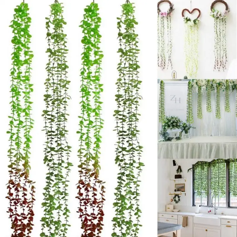 

Wedding Decoration Simulation Green Plants Vivid Multipurpose Artificial Greening Simulation Rattan Home Decoration Not Wither