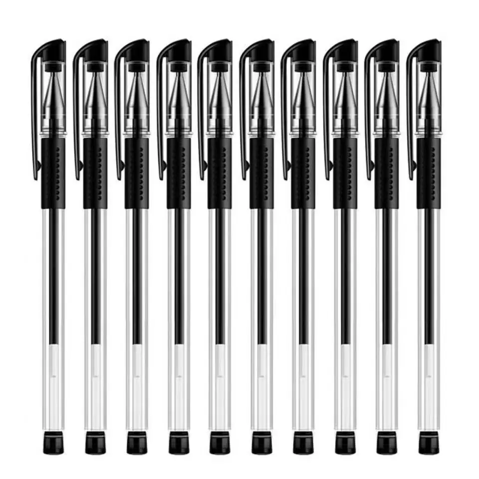 10PCS Wholesale Stationery Gel Pen Carbon Liquid-Ink Bullet Tip 0.5mm Needle Tubing Office Accessories Students School Supplies
10PCS Wholesale Stationery Gel Pen Carbon Liquid-Ink Bullet Tip 0.5mm Needle Tubing Office Accessories Students School Supplies