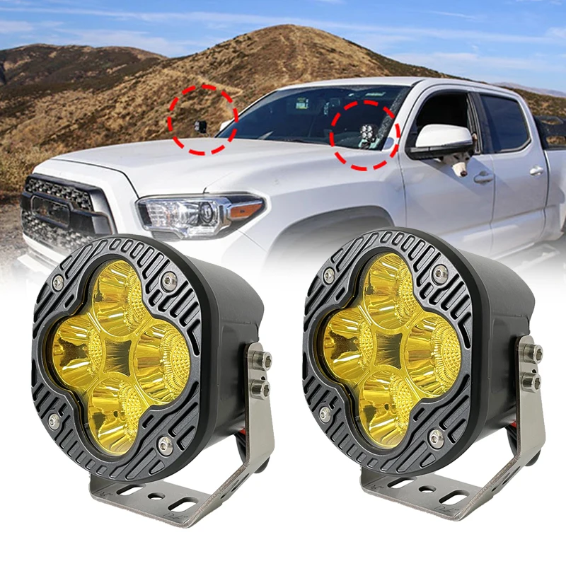 

4 Inch 40W LED Fog Lights Round Offroad Work Lights 3535 LED Combo Beam Driving Light for Jeep Wrangler Truck SUV ATV UTV 4x4