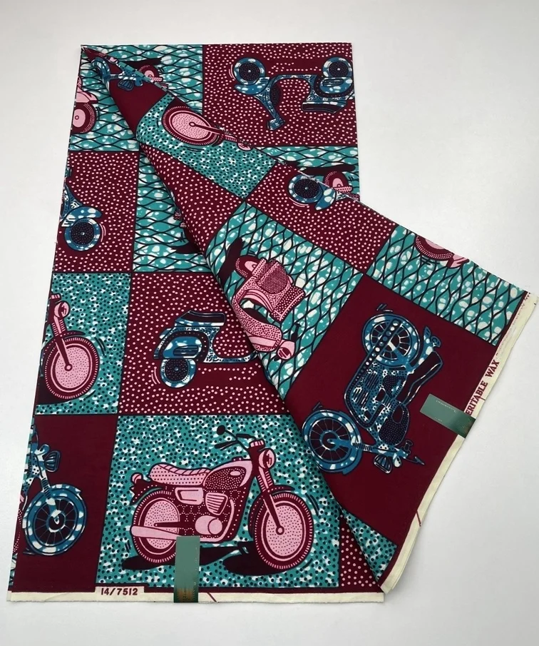 African Wax Print Fabric Pagne Original Real Wax Fabric Soft 100% Cotton 2023 New Veritable Ankara Wax For Dress Material Fabric 
African Wax Print Fabric Pagne Original Real Wax Fabric Soft 100% Cotton 2023 New Veritable Ankara Wax For Dress Material Fabric