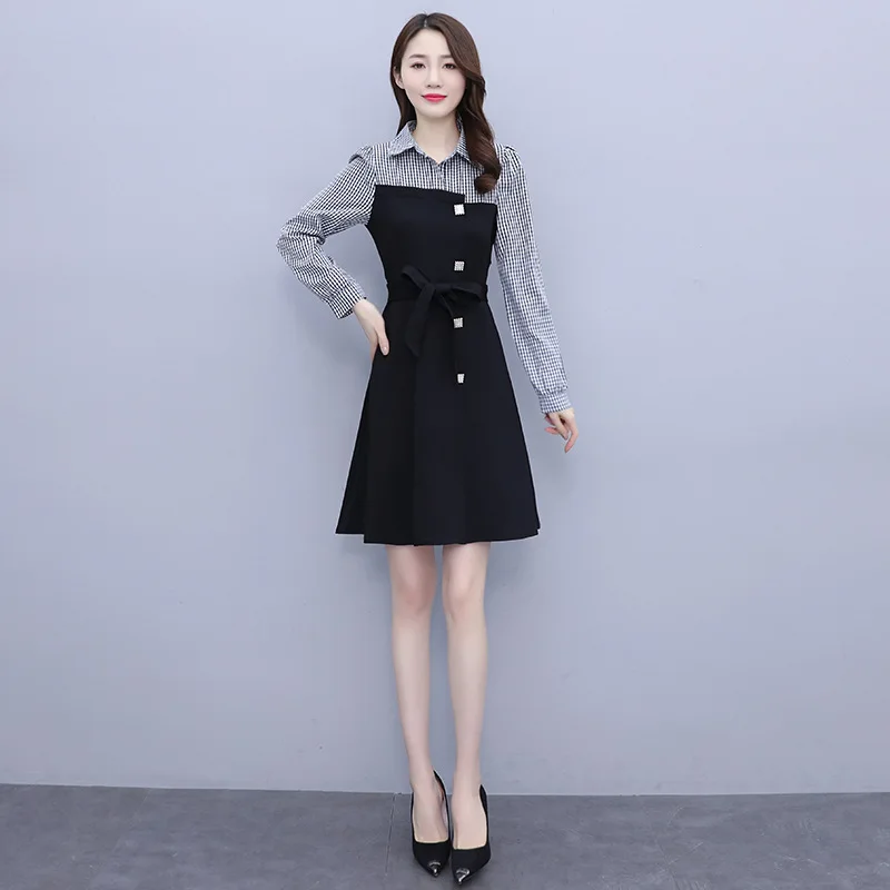 Free Shipping 2022 Spring And Autumn Fashion Women's Dress Turn-Down Collar Long Sleeve Lady Working Size 5XL.
Free Shipping 2022 Spring And Autumn Fashion Women's Dress Turn-Down Collar Long Sleeve Lady Working Size 5XL.