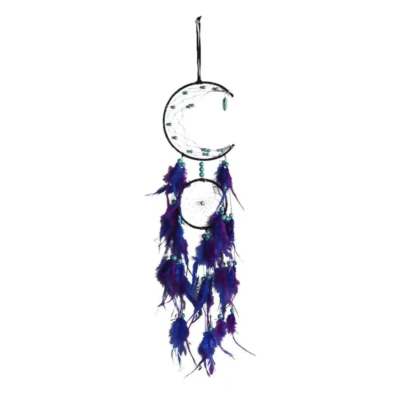 Blue Dream Catchers Bedroom Wall Hang Décor Wall Hangings Decor Boho Traditional Circular Net Dorm Home OrnamentsMoon
Blue Dream Catchers Bedroom Wall Hang Décor Wall Hangings Decor Boho Traditional Circular Net Dorm Home OrnamentsMoon